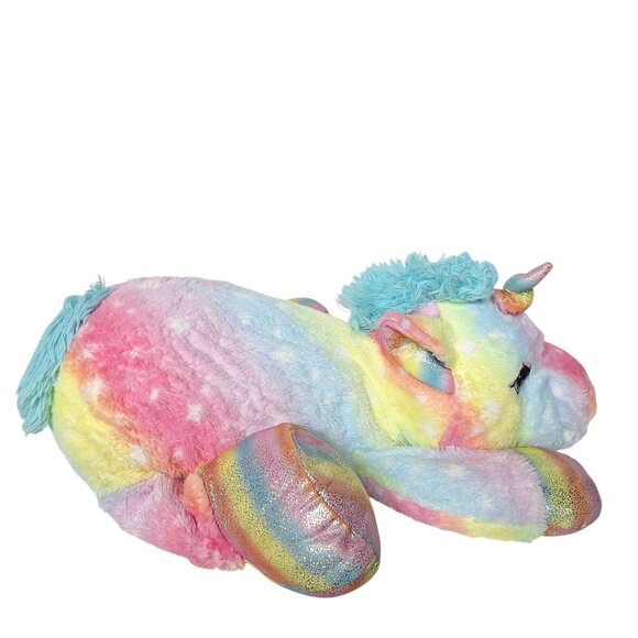 Walmart Giant Large Fairy Mystical Tie Dye Unicorn Plush Stuffed Animal 28" - Picture 3 of 8